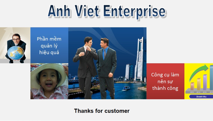 Phần mềm quản lý dự án, dữ liệu Doanh nghiệp - Anh Viet Enterprise