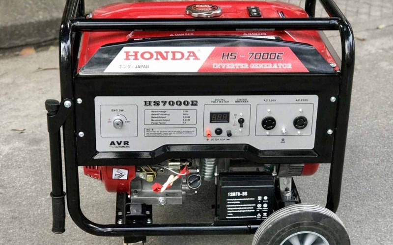 Máy phát điện Honda chạy xăng 5Kw HS 7000E