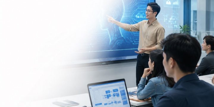 Chuyển đổi số ứng dụng AI trong bài giảng quản trị